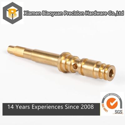 Messing/Kupfer CNC-Präzisionsmechanische Maschinenteil für die individuelle Metallgravierung