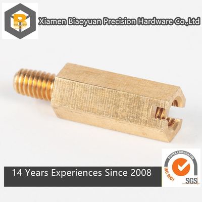 Messing/Kupfer CNC-Präzisionsmechanische Maschinenteil für die individuelle Metallgravierung