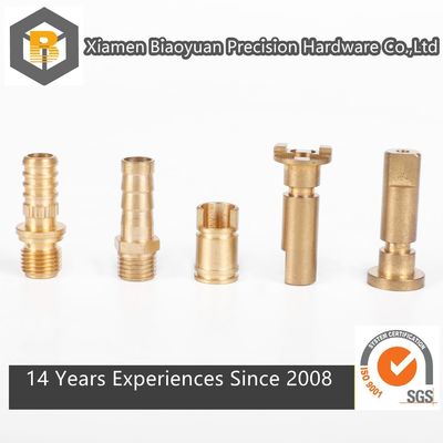 Messing/Kupfer CNC-Präzisionsmechanische Maschinenteil für die individuelle Metallgravierung