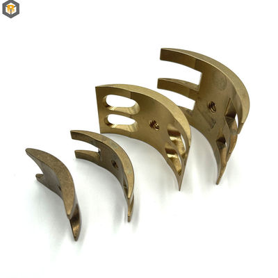 2D/3D/Zeichnungs-Brass-Teile, CNC-Fräsen durch Metallschmiedmaschinen mit Polieren