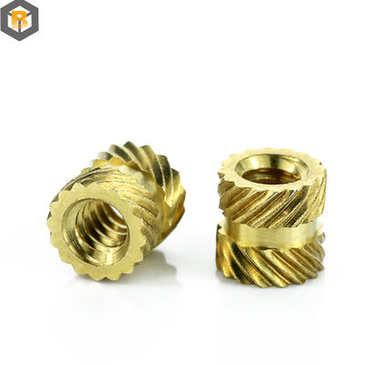 Stahlguss mit Gewindeinsatz Nüsse Messing CNC Drehteil Mikrobearbeitung 0,002-0,01mm Ersatzteil