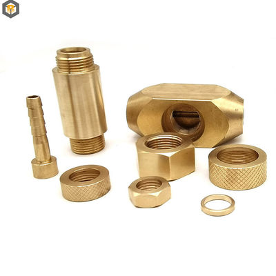 Präzisionsmetallverarbeitung für kundenspezifische Messingteile für CNC-Drehmaschinen