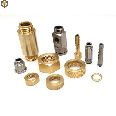 Präzisionsmetallverarbeitung für kundenspezifische Messingteile für CNC-Drehmaschinen