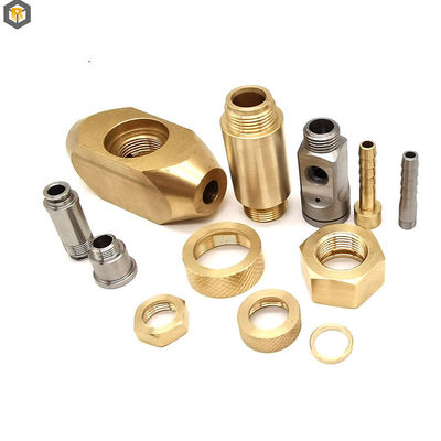 Präzisionsmetallverarbeitung für kundenspezifische Messingteile für CNC-Drehmaschinen