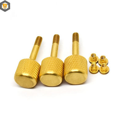 Hochpräzisions-Schraube aus Custom Alloy Pin Knurled Nut für CNC-Drehmaschinen-Fräsendeile