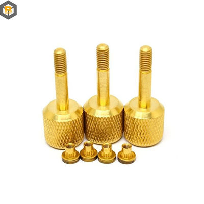 Hochpräzisions-Schraube aus Custom Alloy Pin Knurled Nut für CNC-Drehmaschinen-Fräsendeile