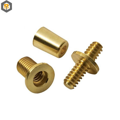 Kleine 5-Achsen-CNC-Brassteile nach Maßgabe von 2D/3D/Zeichnung für Metallbearbeitung