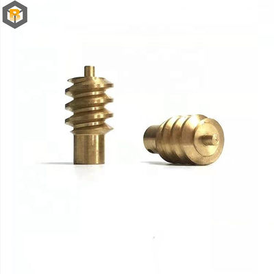Kleine 5-Achsen-CNC-Brassteile nach Maßgabe von 2D/3D/Zeichnung für Metallbearbeitung