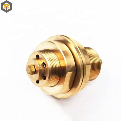 Kleine 5-Achsen-CNC-Brassteile nach Maßgabe von 2D/3D/Zeichnung für Metallbearbeitung