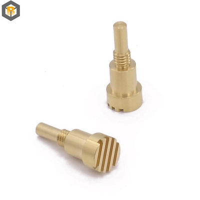 Kleine 5-Achsen-CNC-Brassteile nach Maßgabe von 2D/3D/Zeichnung für Metallbearbeitung
