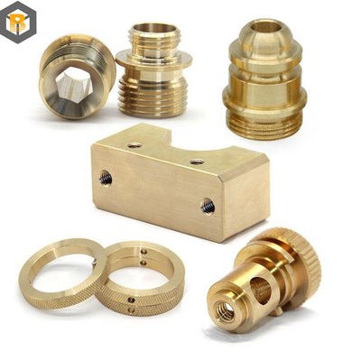 Metallschneidmaschine CNC-Bearbeitung Messing-Ersatzteile für Kupferverarbeitungsgeräte