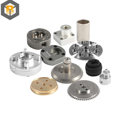 2D/3D/Zeichnung Kundensatz CNC-Drehwerk Anodisiertes Aluminium Mechanische Teile Bearbeitung Service