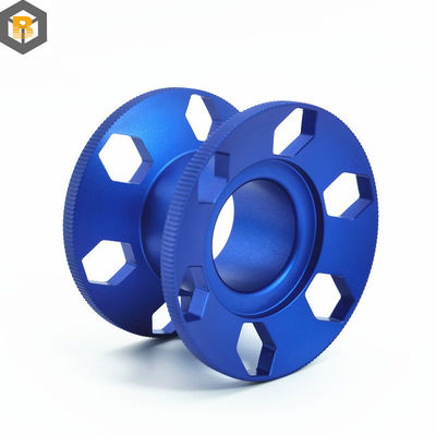 Mechanische Ersatzteile Legierung CNC-Bearbeitung Aluminiumteile mit Anodisierungsfarbe