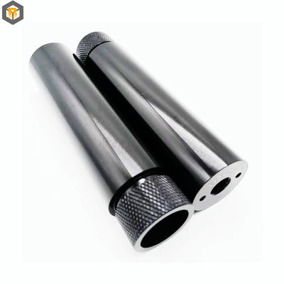 Custom 2D/3D/Drawing CNC Bearbeitung Aluminium 6061 7075 Ersatzteil mit schwarzem Anodisiert