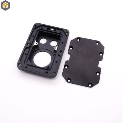 Custom 2D/3D/Drawing CNC Bearbeitung Aluminium 6061 7075 Ersatzteil mit schwarzem Anodisiert
