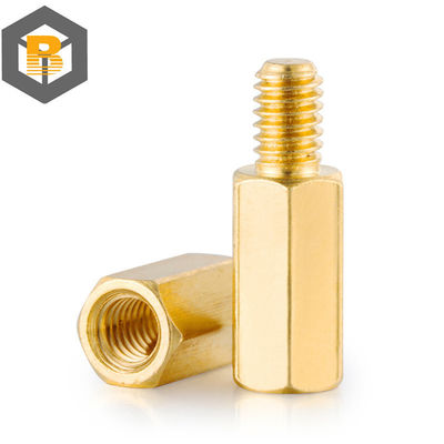 Hex Messing Männlich Weiblich Standoff Board Stud Metrische Sechseckengliederte Säule PCB-Mutterplatte Abstandsschrauber Schraube M2m2.5m3 M4 M5*2-80mm Maßgeschneidert nach 2D/3D/Zeichnung