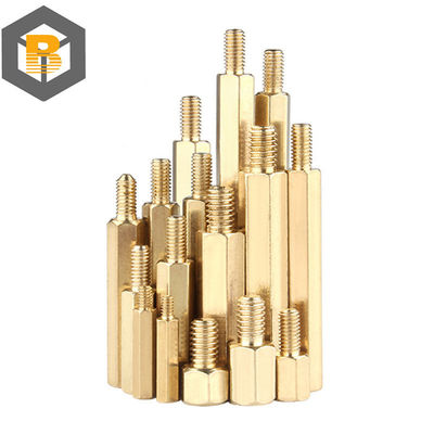 Hex Messing Männlich Weiblich Standoff Board Stud Metrische Sechseckengliederte Säule PCB-Mutterplatte Abstandsschrauber Schraube M2m2.5m3 M4 M5*2-80mm Maßgeschneidert nach 2D/3D/Zeichnung