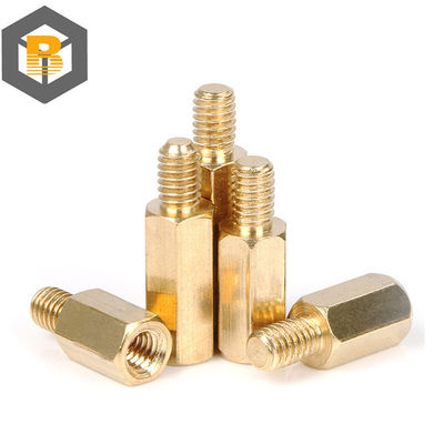 Hex Messing Männlich Weiblich Standoff Board Stud Metrische Sechseckengliederte Säule PCB-Mutterplatte Abstandsschrauber Schraube M2m2.5m3 M4 M5*2-80mm Maßgeschneidert nach 2D/3D/Zeichnung