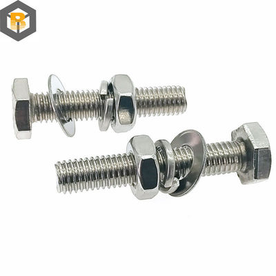 Nach Maßgabe von 2D/3D/Zeichnung Super Legierung Stahl 25cr/2mova/B16 Hex Head Bolt Maschine Teil