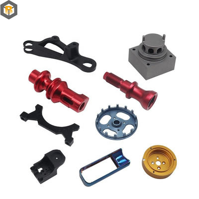High-Precision 7075 Anodisierte Aluminiumbearbeitete Teile für kundenspezifische Motorrad-Ersatzteile