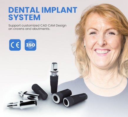 2D / 3D angepasste Zahnimplantate Prothese Abutment für schmale regelmäßige Nackenimplantate