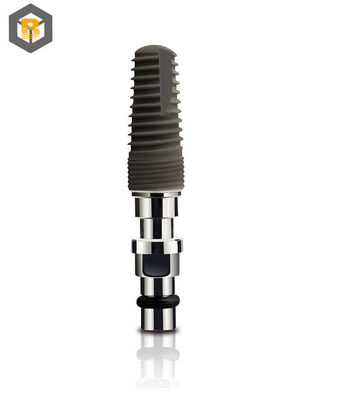 Rein-Titanium-Zahnimplantat Knochenhöhe-Festung CE/ISO13485 S.L.a Oberfläche angepasst