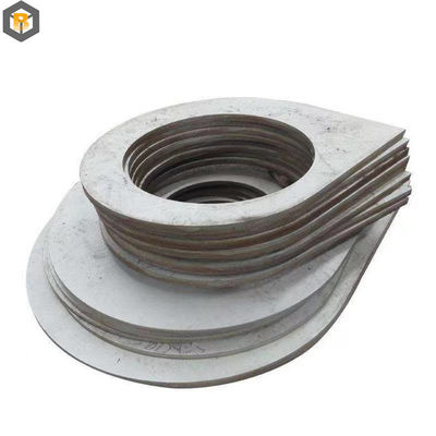 Kundenspezifische 2D/3D/Zeichnungslaserschnittdienste für Edelstahl-Aluminium- und Kupferringe
