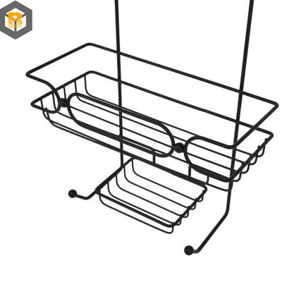 2D/3D Zeichnung Eckregal aus Edelstahl Badezimmer Regal Duschregale Caddy Ersatzteil