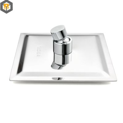 Custom von 3D Edelstahl Große Düse Badezimmer Regen Dusche Kopf für hohen Druck