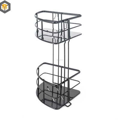 Wandmontierte selbstklebende Draht Ecke Dusche Caddy Ersatzteil nach 2D / 3D / Zeichnung