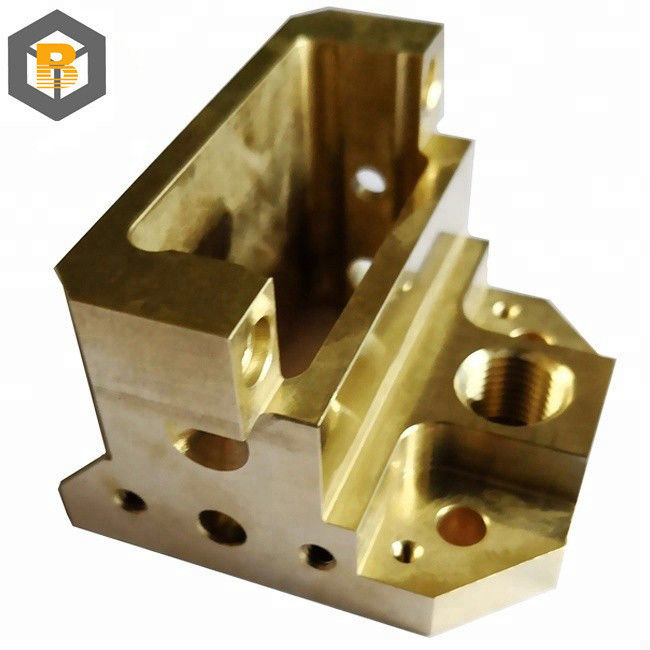 Anpassung nach 2D/3D/Zeichnung CNC-bearbeitete Messingdrehmaschine