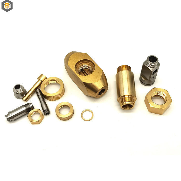 Präzisionsmetallverarbeitung für kundenspezifische Messingteile für CNC-Drehmaschinen