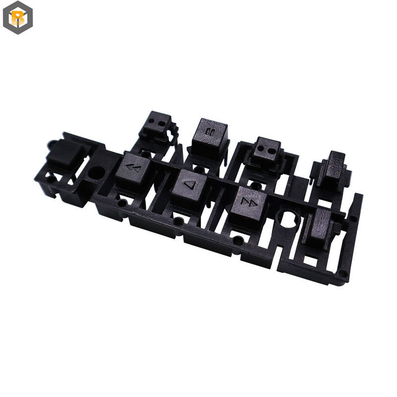 Massenproduktion Schwarze Anodation Drehwellenteile für die 4-Achsen-CNC-Bearbeitung in Legierungen