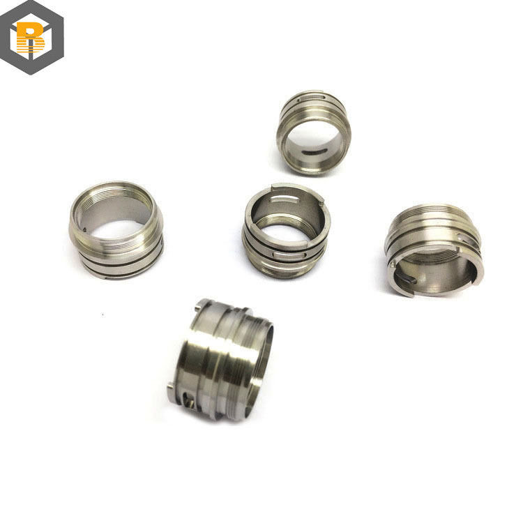 Edelstahl-Drehmaschinen-Fräsendeile CNC-Drehteile nach 2D/3D/Zeichnung angepasst