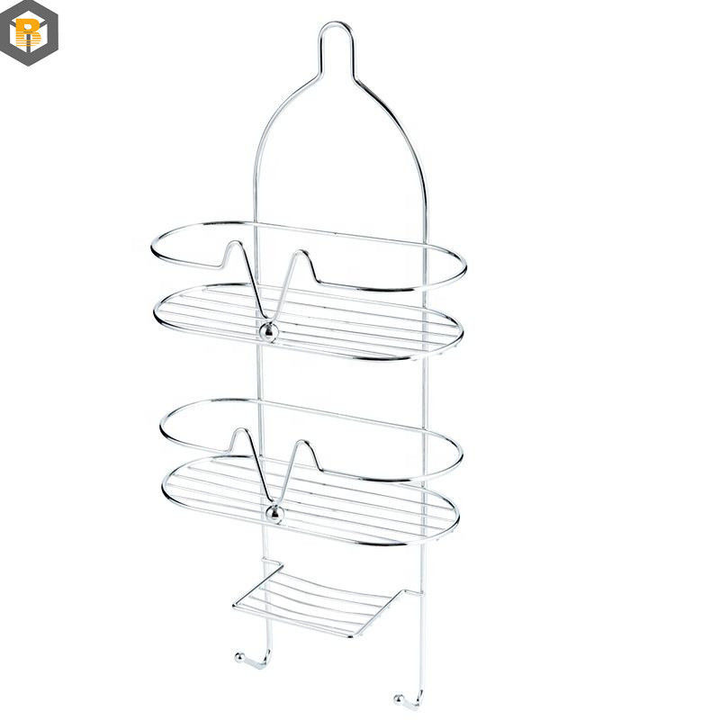 2D/3D/Zeichnung Zwei-Schicht-Badezimmer-Shampoo-Speicherregal Wandhalter