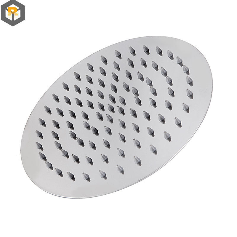 Custom von 3D Edelstahl Große Düse Badezimmer Regen Dusche Kopf für hohen Druck