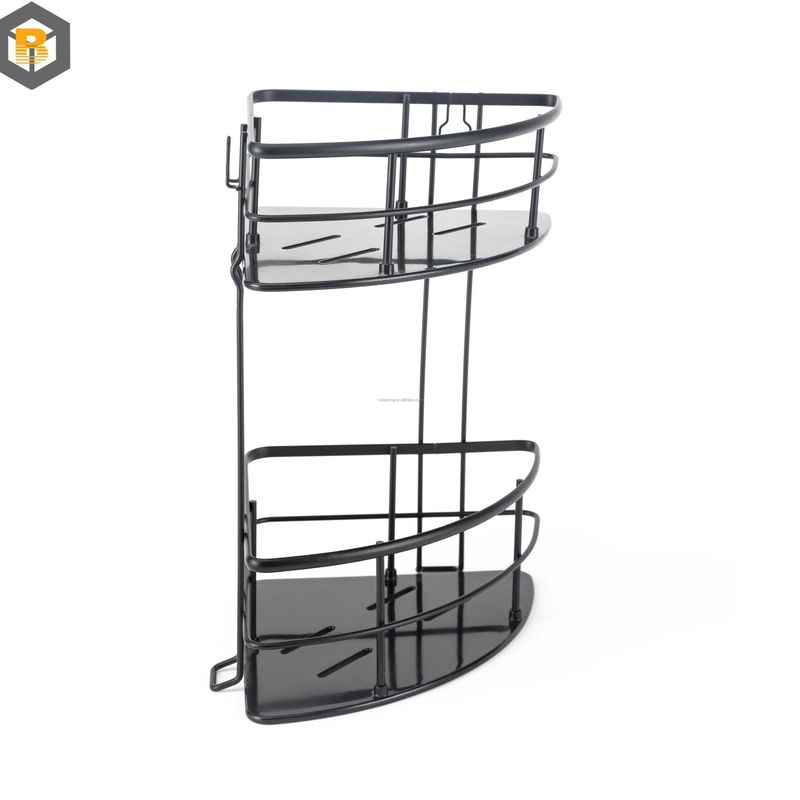 Wandmontierte selbstklebende Draht Ecke Dusche Caddy Ersatzteil nach 2D / 3D / Zeichnung